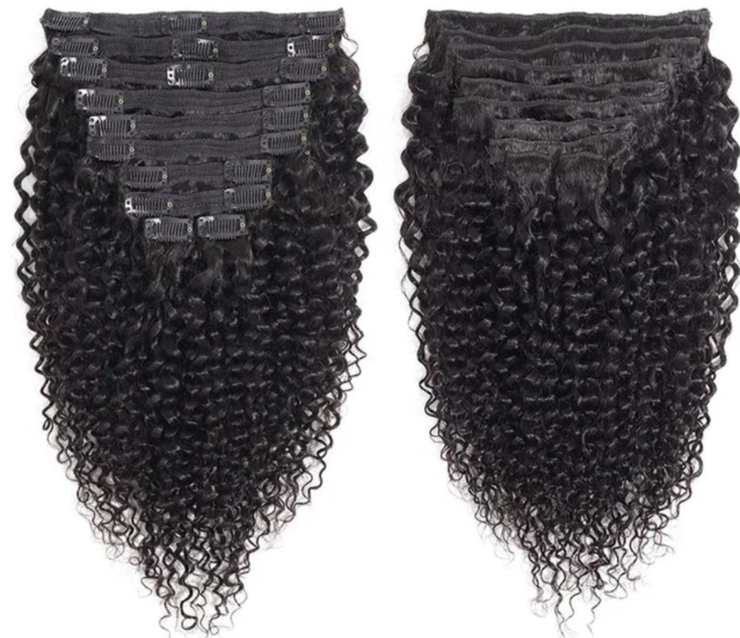 Premium Kinky  Curly Clip Ins